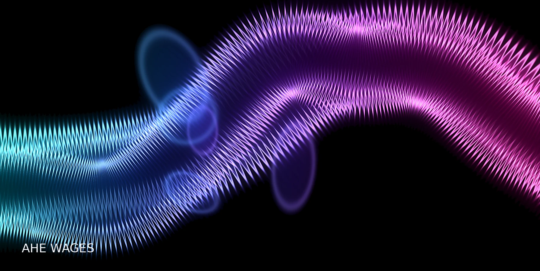 Abstract cyan magenta graphic for Average Hourly Earnings: Why Traders Watch Wages on Jobs Day
