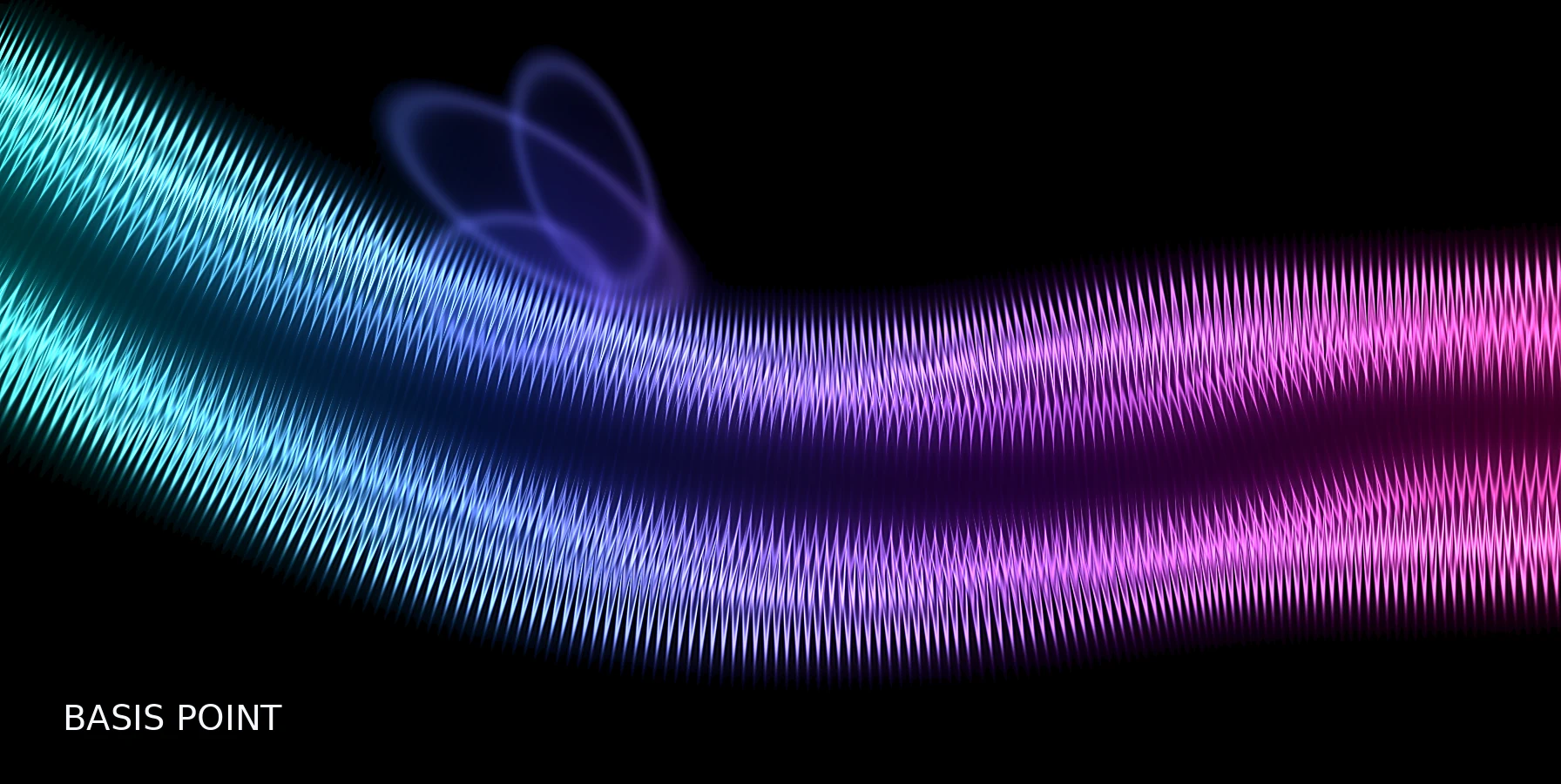 Abstract cyan magenta graphic for What Is a Basis Point in Markets?