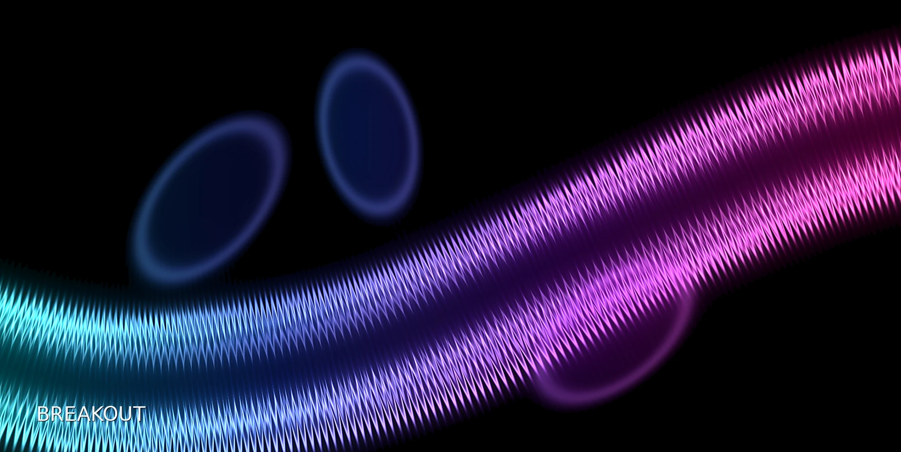 Abstract cyan magenta graphic for What Is a Breakout in Trading?