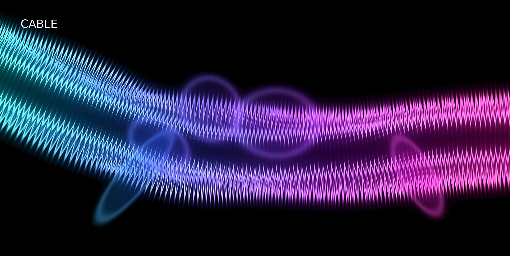 Abstract cyan magenta graphic for What Is GBP/USD (Cable) and Why UK Traders Watch It