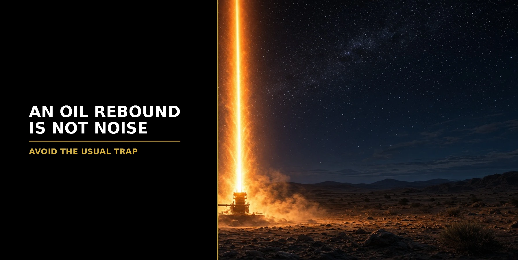 Common Mistake: Calling an Oil Rebound Just Noise Featured image for Samuel & Co Trading with the headline An Oil Rebound Is Not Noise and the subhead Avoid the usual trap.