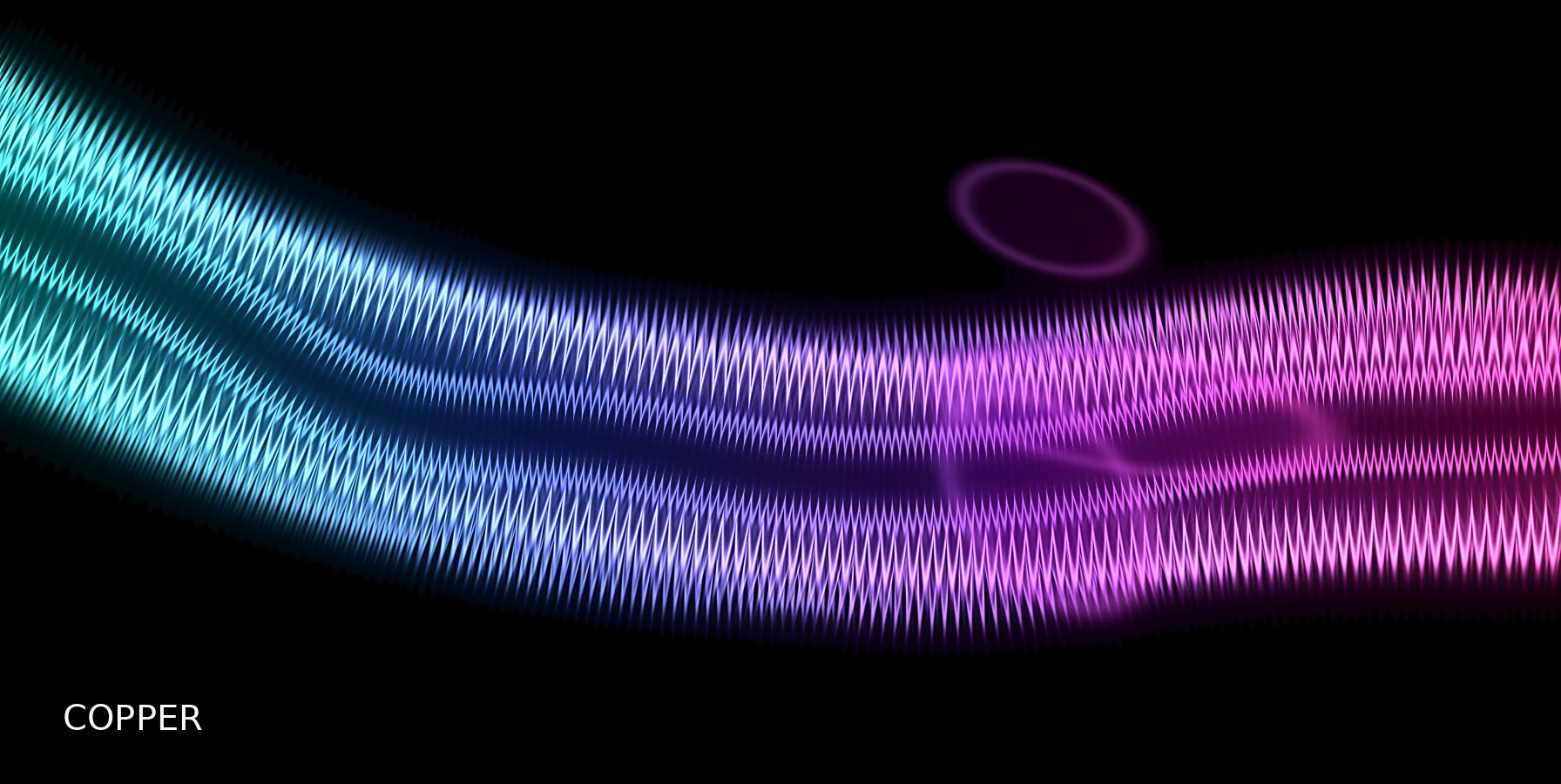 Abstract cyan magenta graphic for Copper as an Economic Barometer for Traders