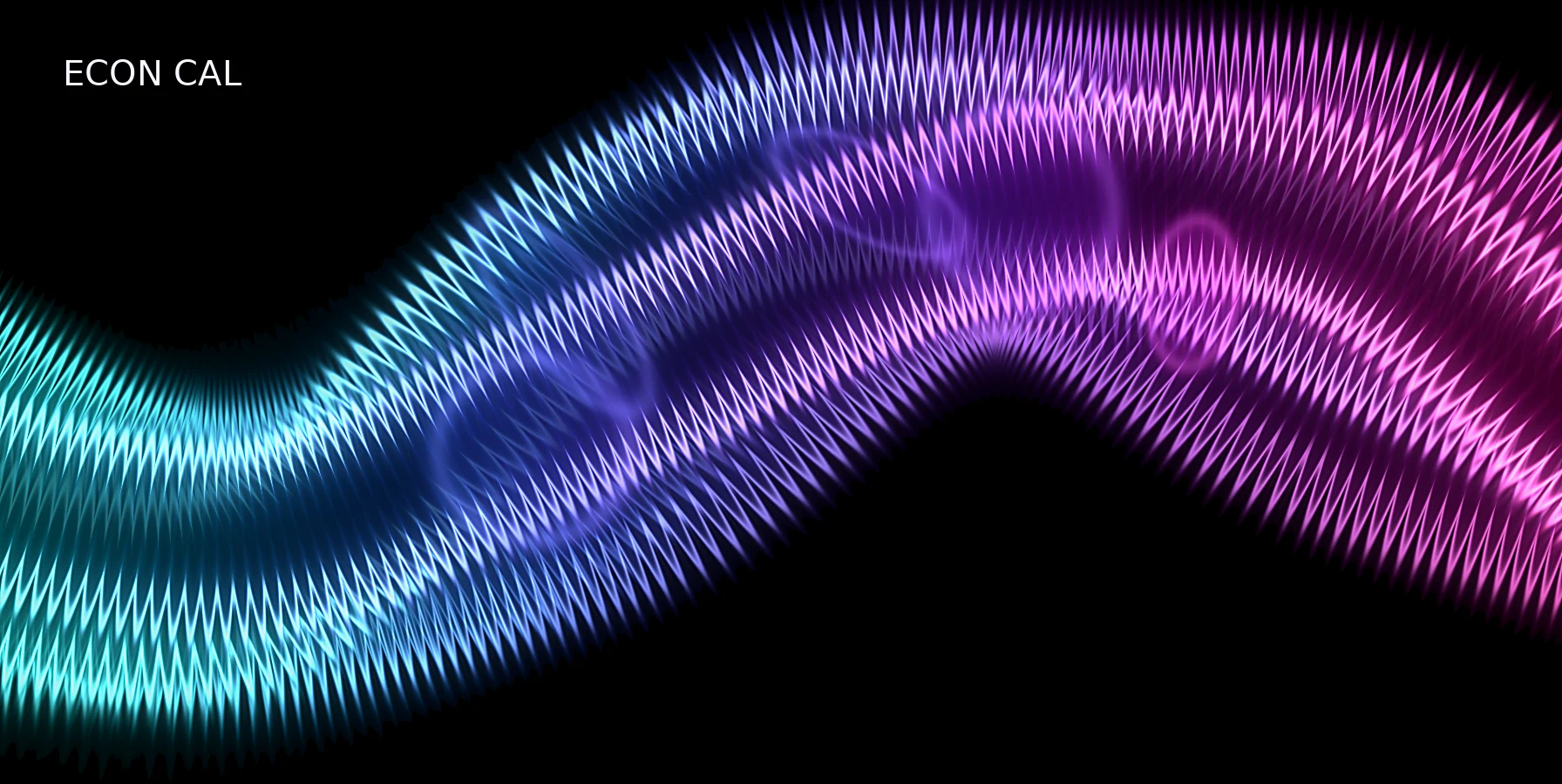 Abstract cyan magenta graphic for How Traders Use Economic Calendars