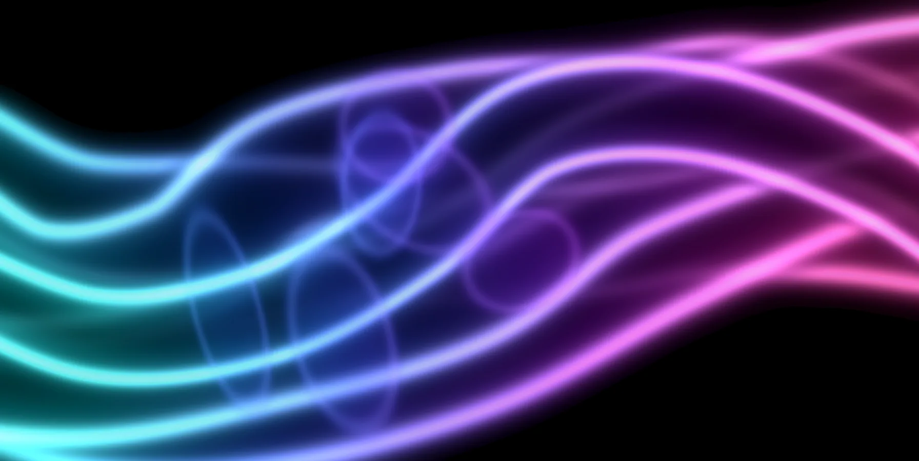 Abstract matte-black graphic with flowing cyan-to-magenta liquid glass forms and warm amber accents; no on-image text or labels. Featured visual for Trading Around Central Bank Decision Days — process