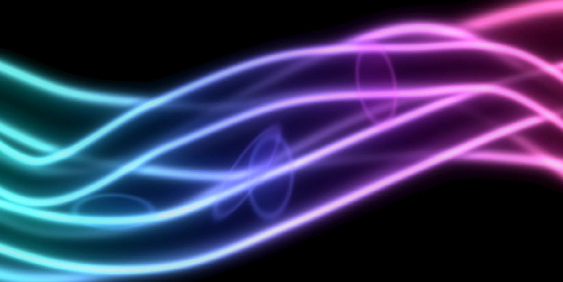 Abstract matte-black graphic with flowing cyan-to-magenta liquid glass forms and warm amber accents; no on-image text or labels. Featured visual for How Energy Shocks Affect European Equities — how en