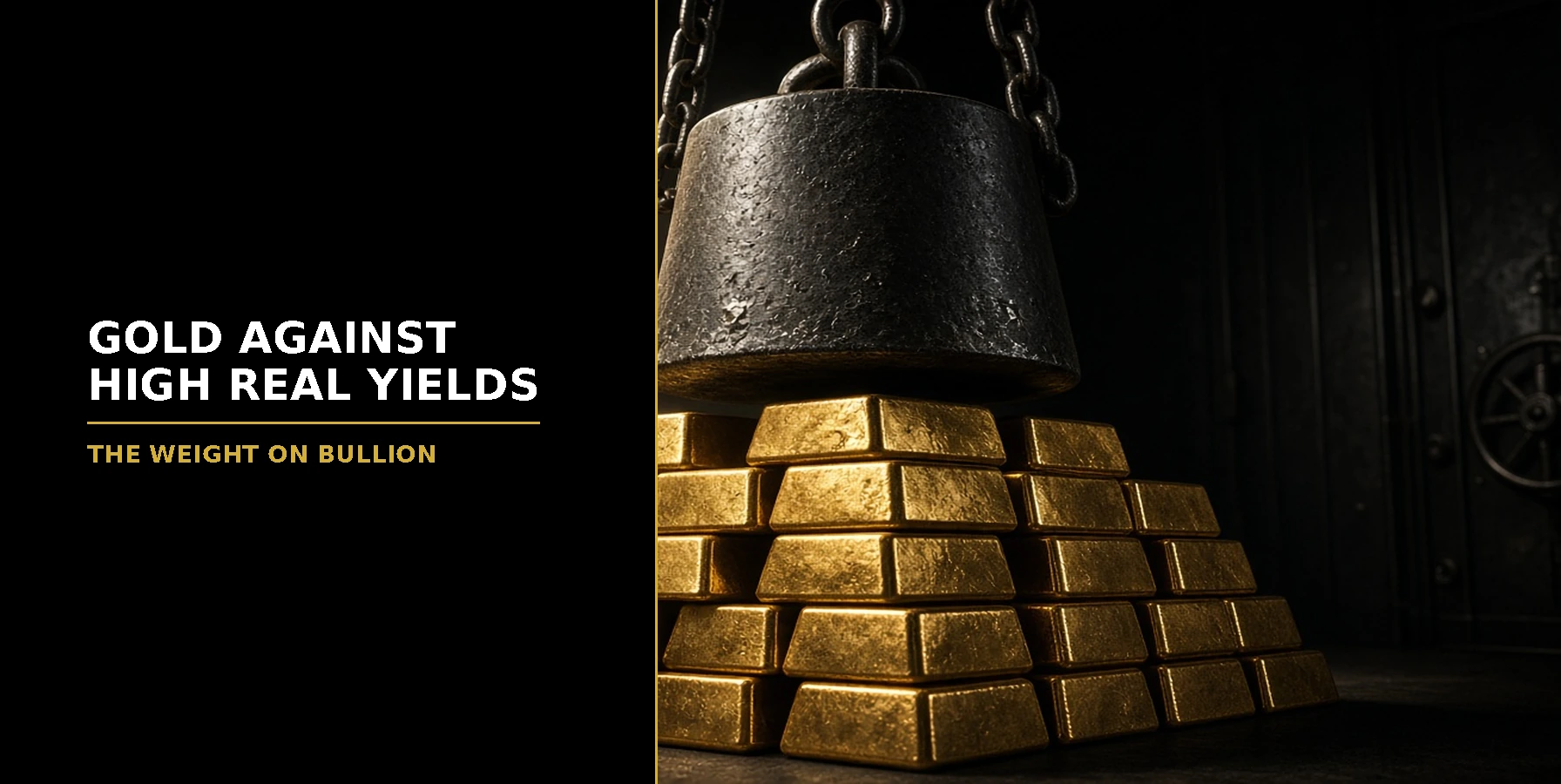 How Gold Trades When Real Yields Stay High Featured image for Samuel & Co Trading with the headline Gold Against High Real Yields and the subhead The weight on bullion.