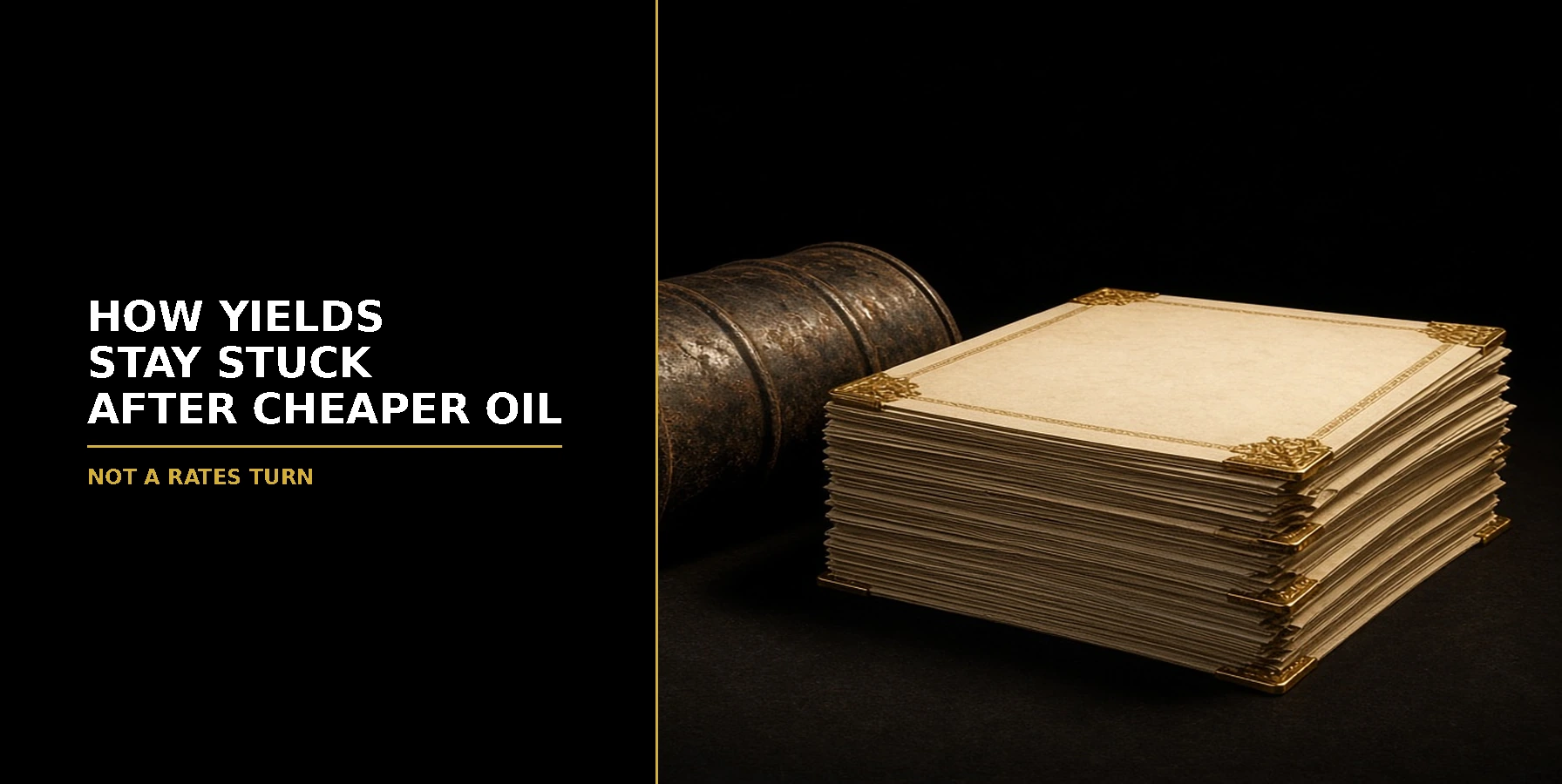 How Sticky Yields Survive an Oil Dig — educational explainer for UK traders
