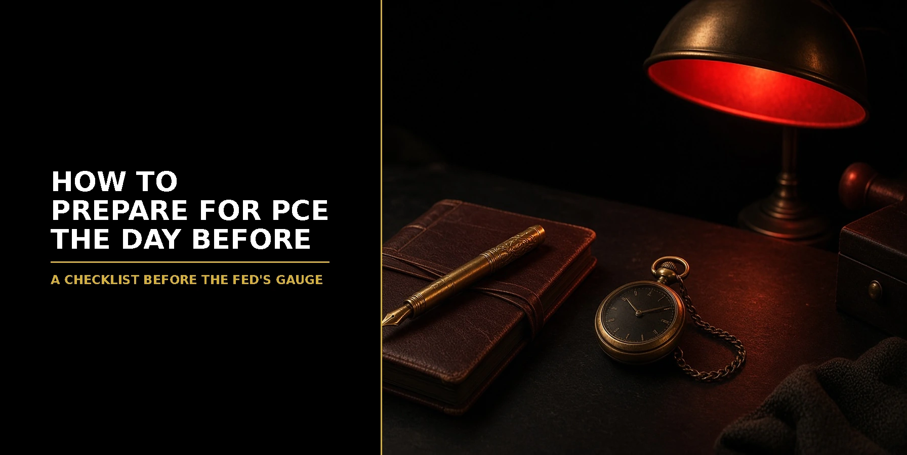 How to Prepare for PCE the Day Before the Print Featured image for Samuel & Co Trading with the headline How To Prepare For PCE The Day Before and the subhead A checklist before the Fed's gauge.