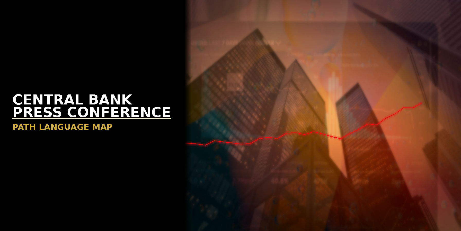 Dramatic feature for How to Read a Central Bank Press Conference — educational explainer