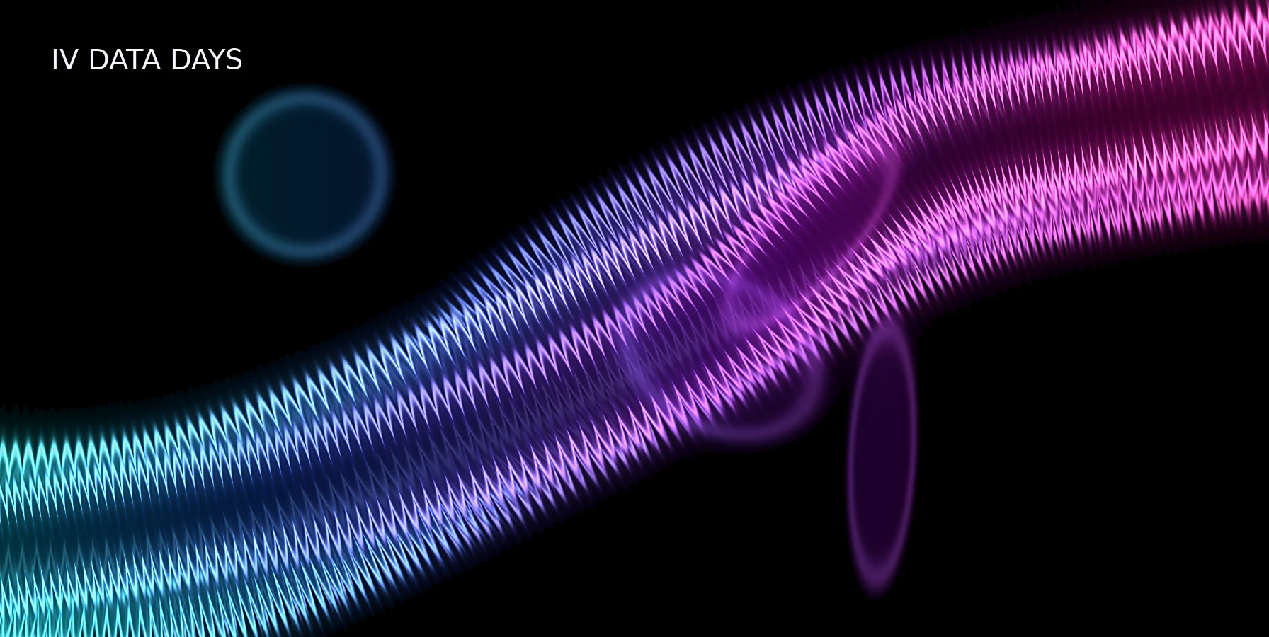 Abstract cyan magenta graphic for What Is Implied Volatility Around Data Days?