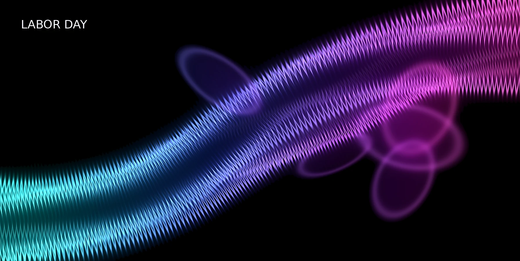 Abstract cyan magenta graphic for Labor Day Market Liquidity Explained for Traders