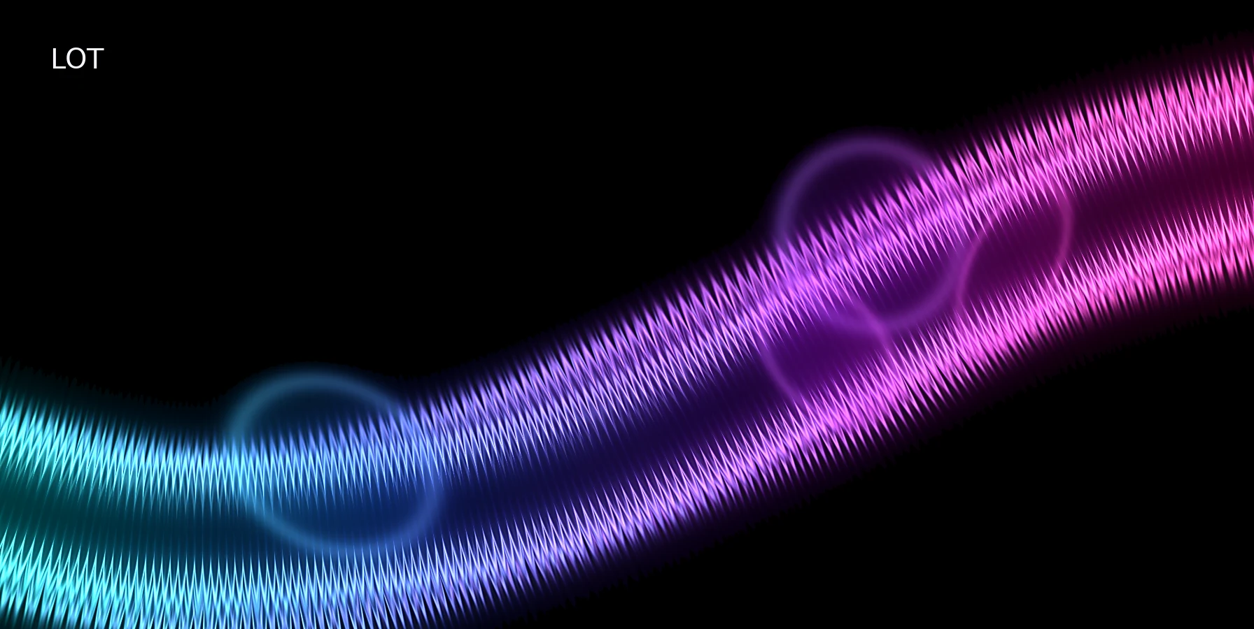 Abstract cyan magenta graphic for What Is a Lot Size in Forex