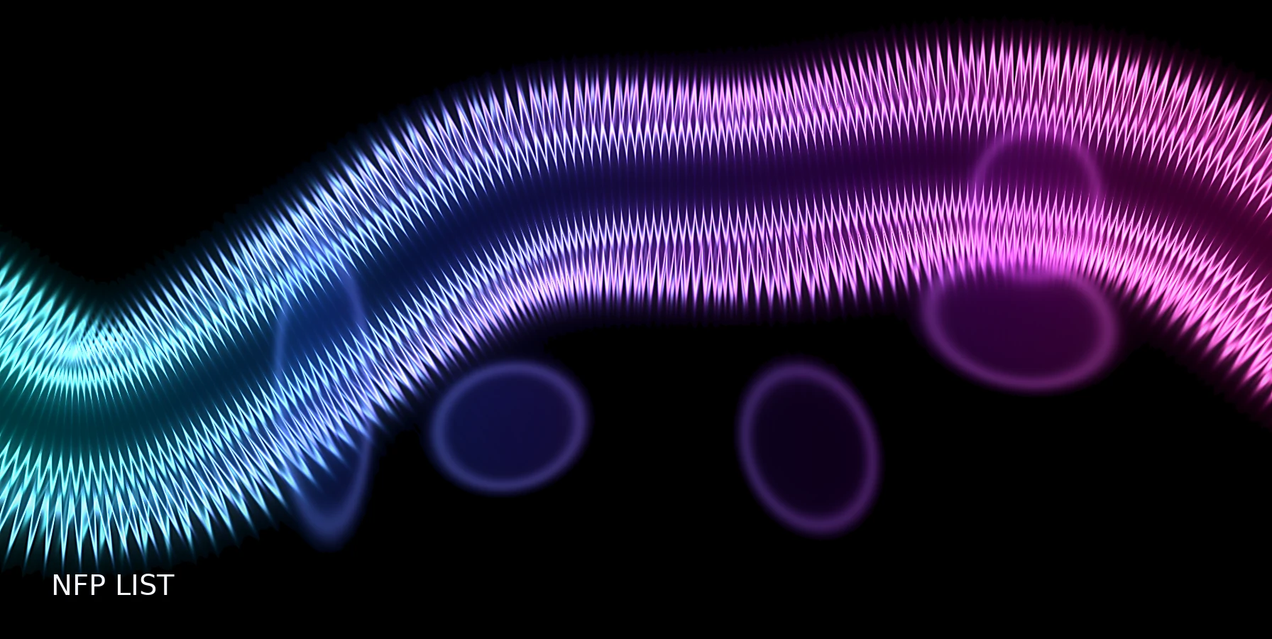 Abstract cyan magenta graphic for Friday NFP Trading Checklist for Beginners