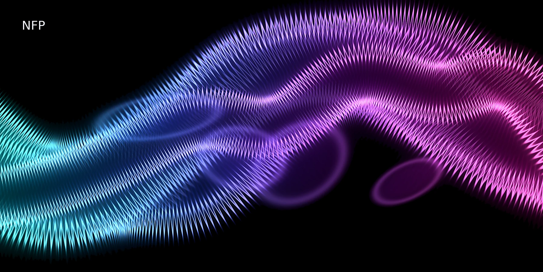 Abstract cyan magenta graphic for What Is Non-Farm Payrolls (NFP)? Explained for Traders
