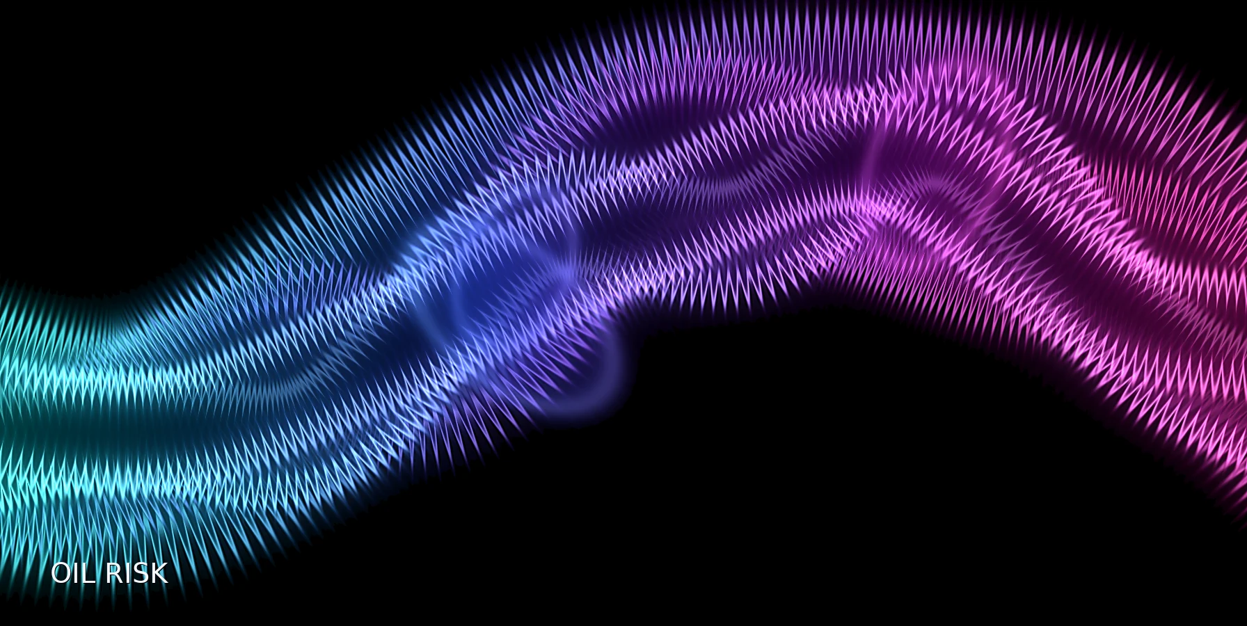 Abstract cyan magenta graphic for What Is a Risk Premium in Oil Markets?