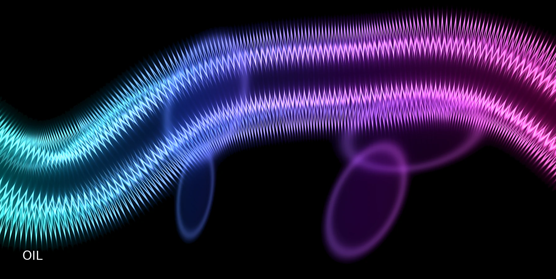 Abstract cyan magenta graphic for How Oil Prices Affect UK Markets