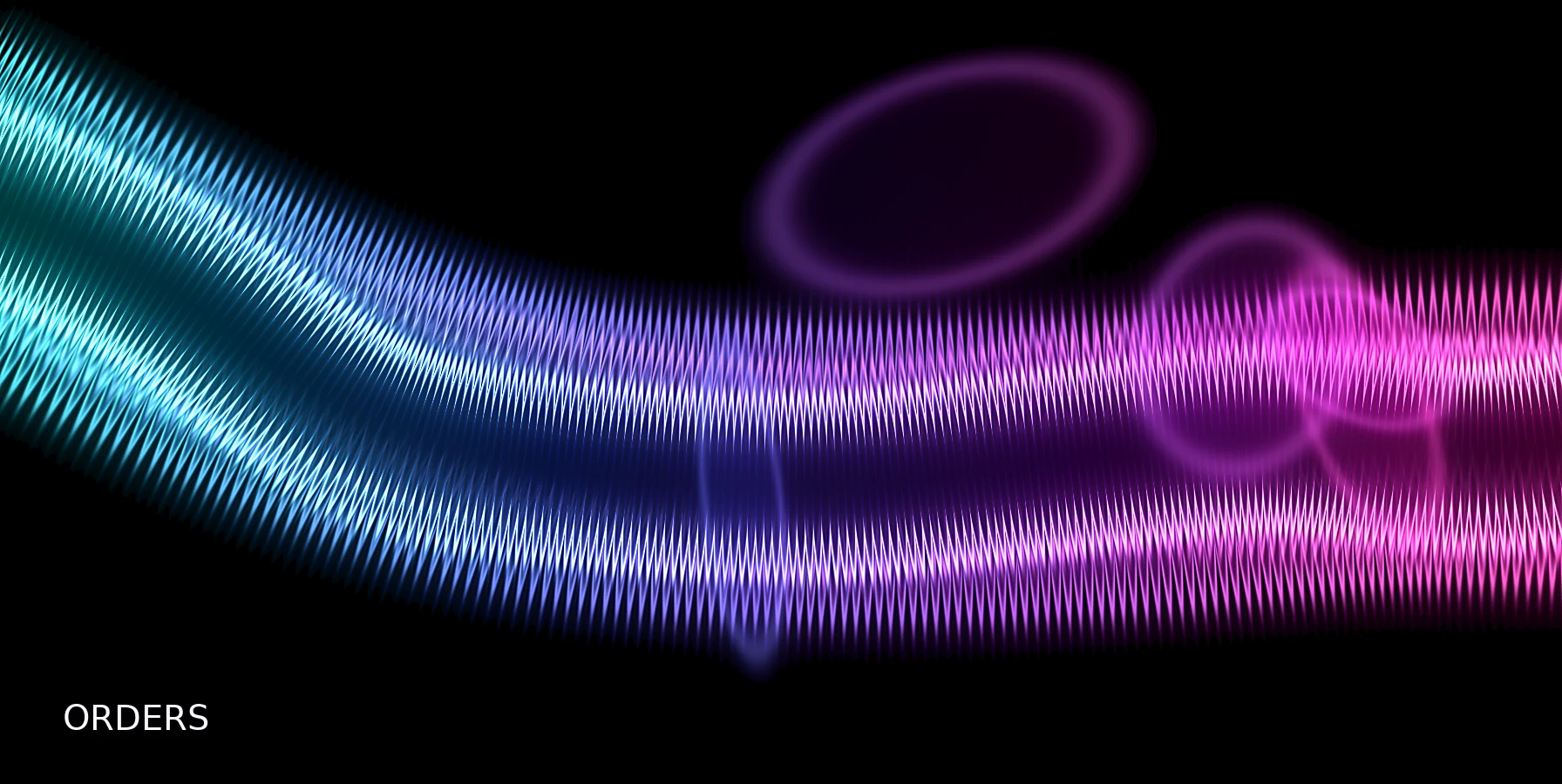 Abstract cyan magenta graphic for Market, Limit and Stop Orders Explained for UK Beginners