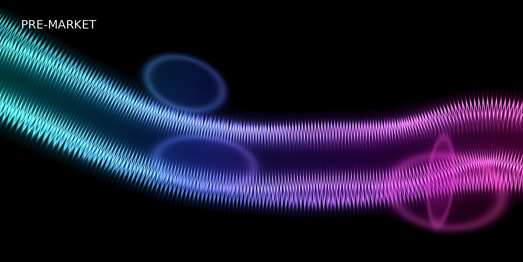 Abstract cyan magenta graphic for How to Build a Pre-Market Checklist (UK Traders)
