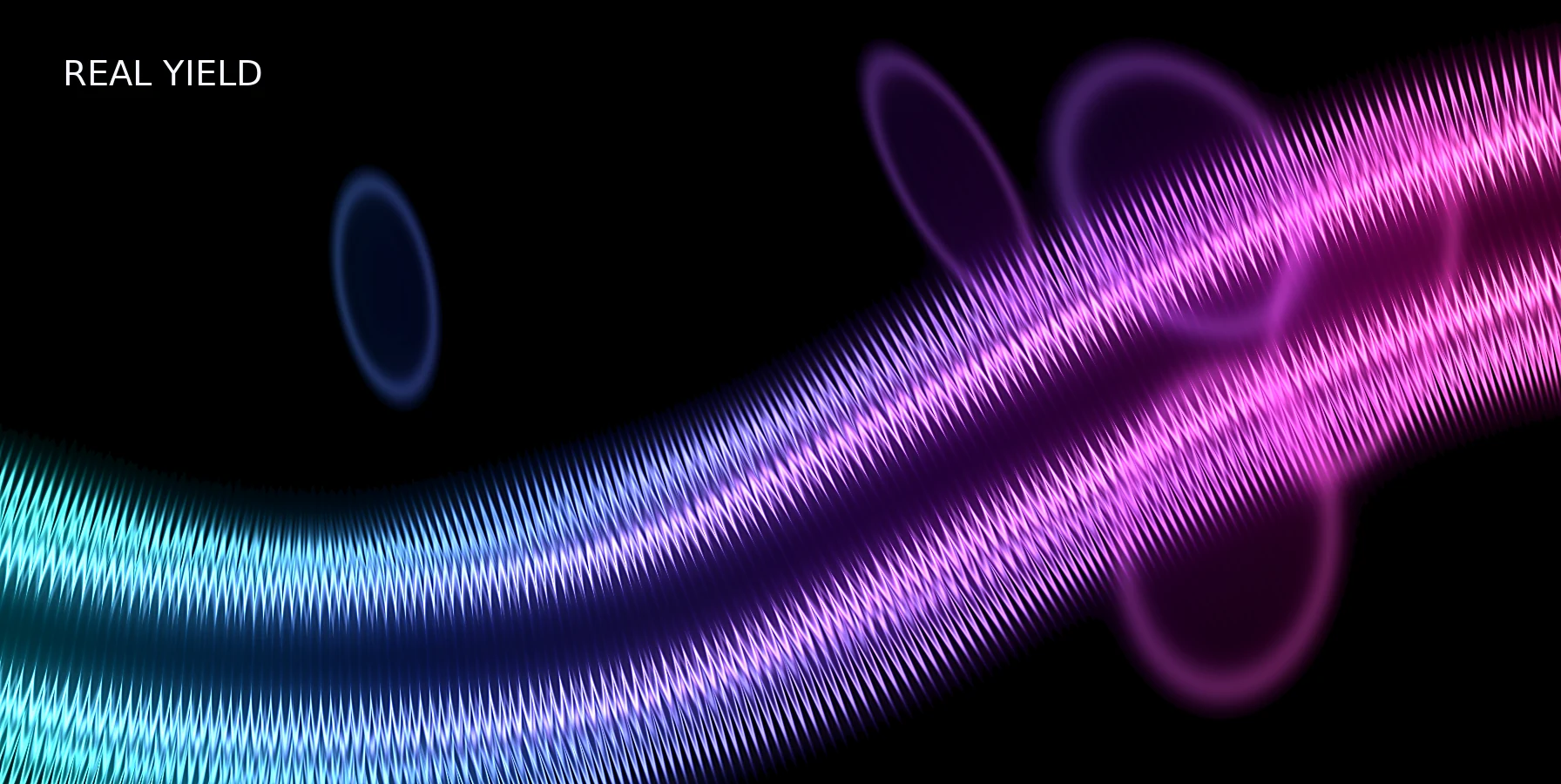 Abstract cyan magenta graphic for What Is Real Yield and Why Gold Traders Watch It