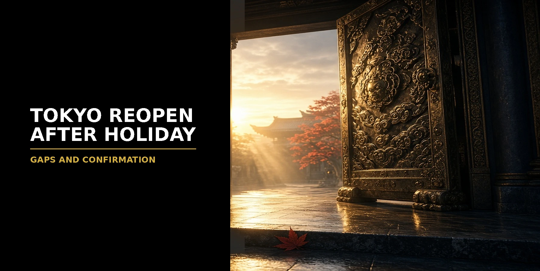 Tokyo Reopen After a Holiday: What Changes