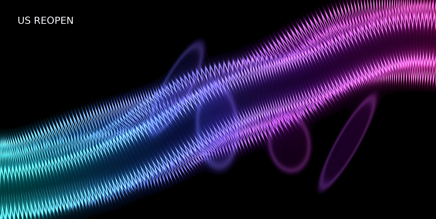 Abstract cyan magenta graphic for How Markets Reopen After US Holidays