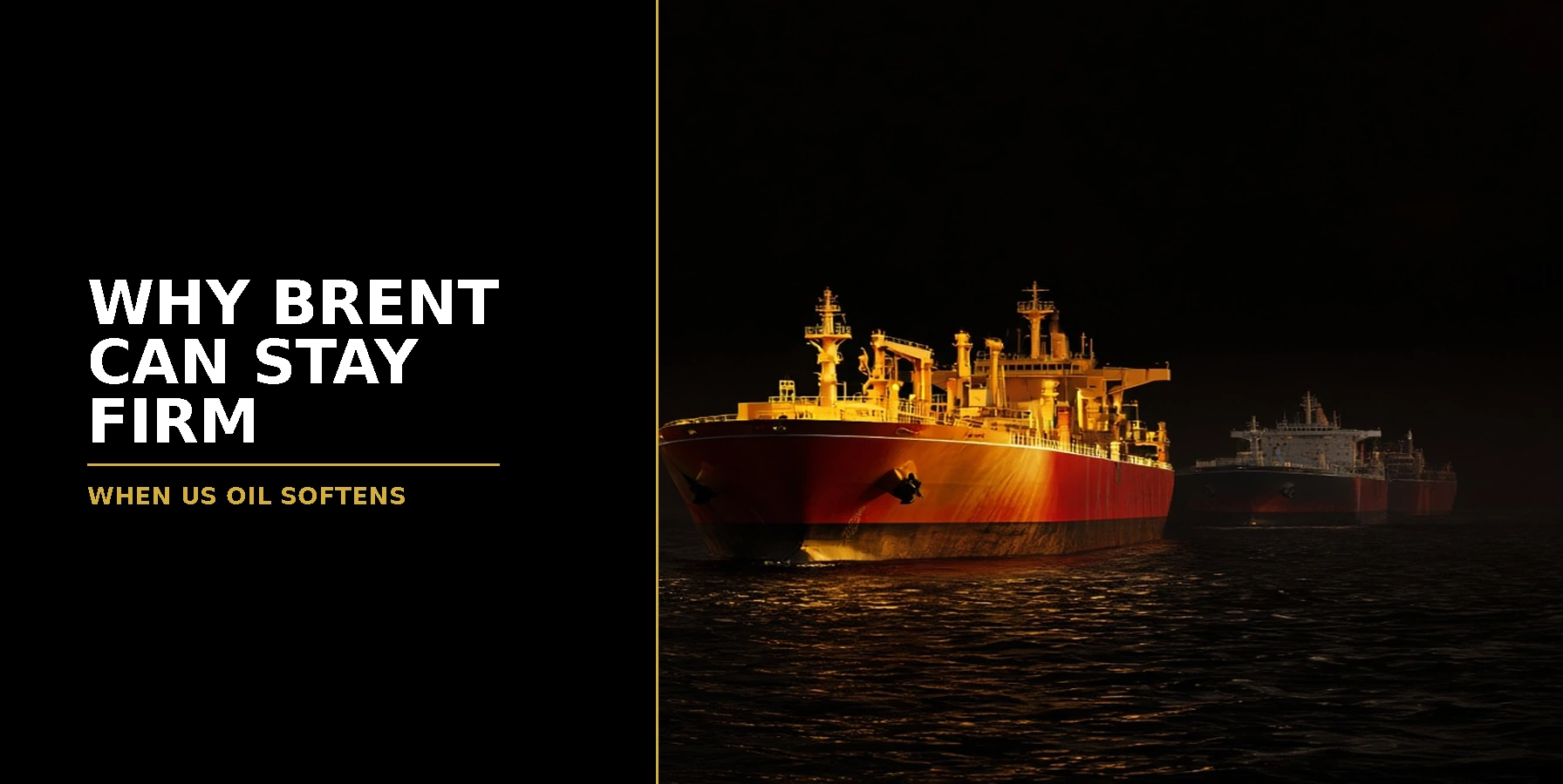 Why Brent Can Stay Firm When WTI Softens — educational explainer for UK traders