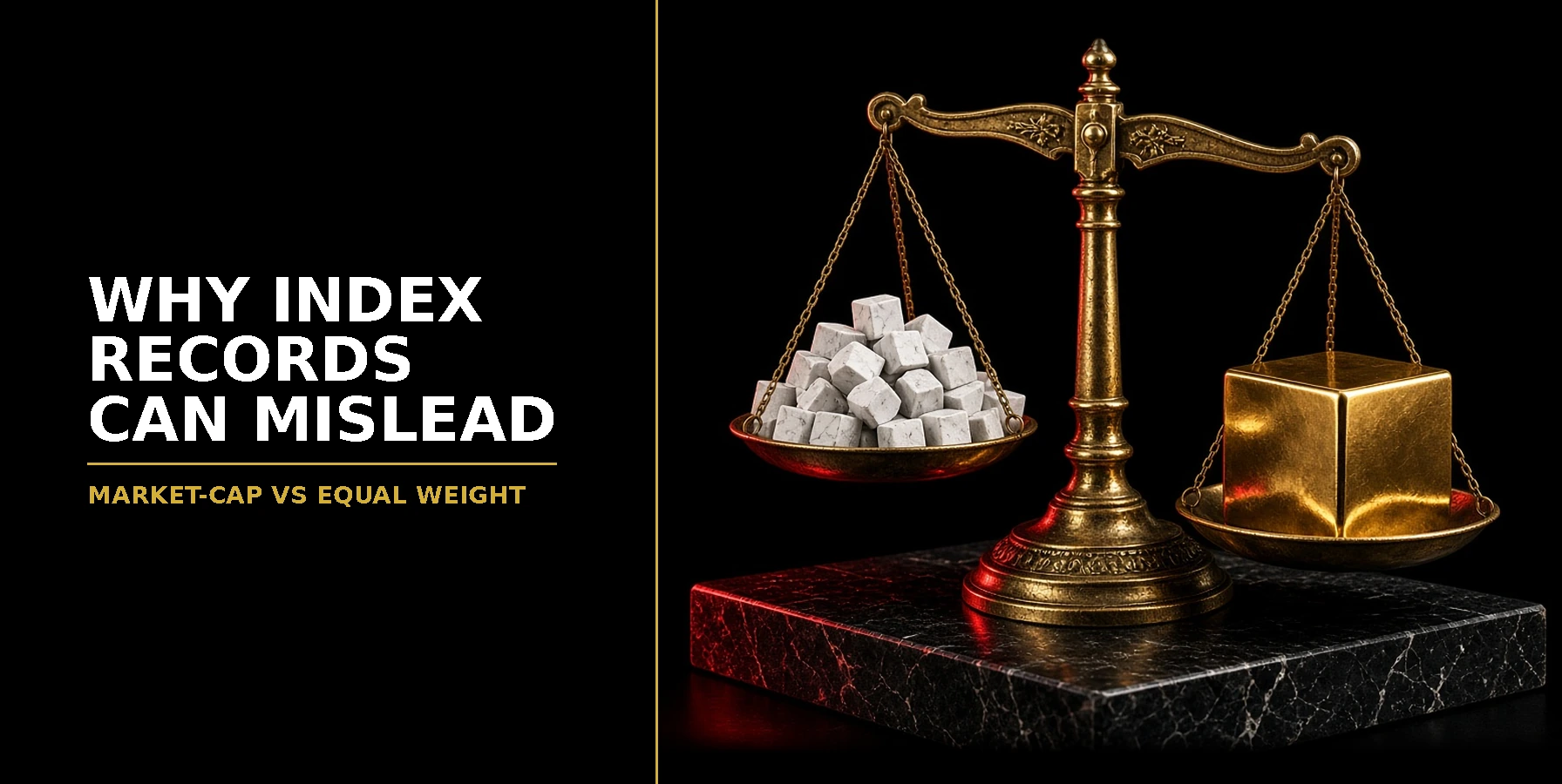 Market-Cap Weighting vs Equal Weight: Why Index Records Can Mislead