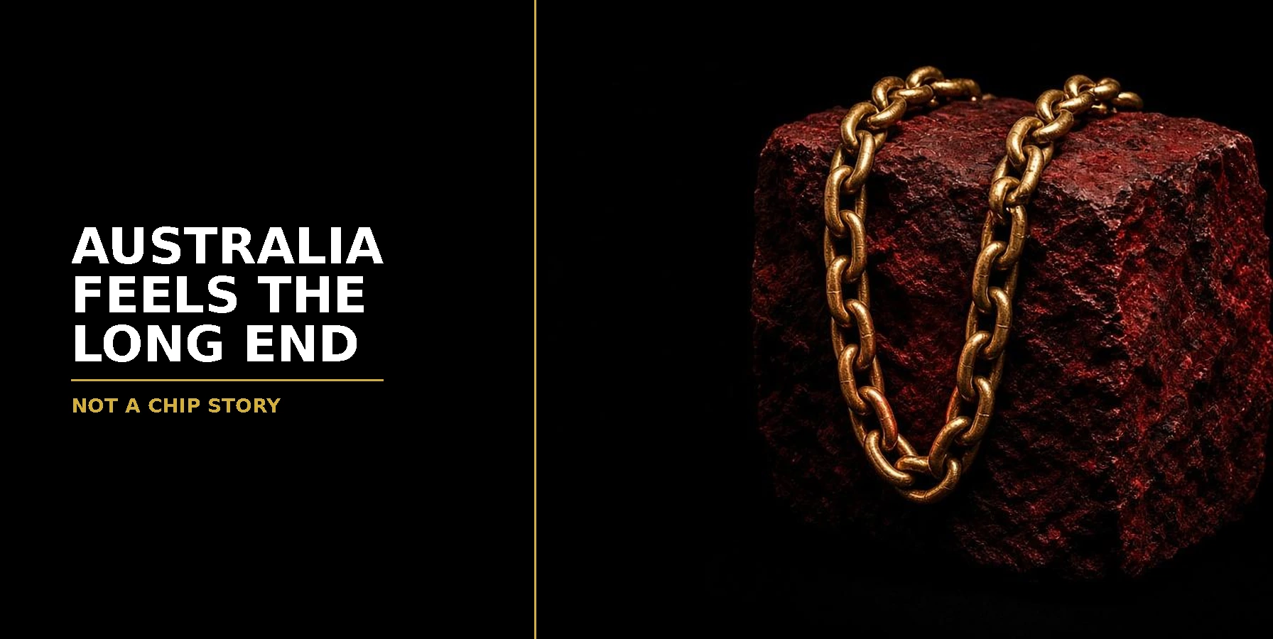 Australian equities feel the long end. Not a chip story.