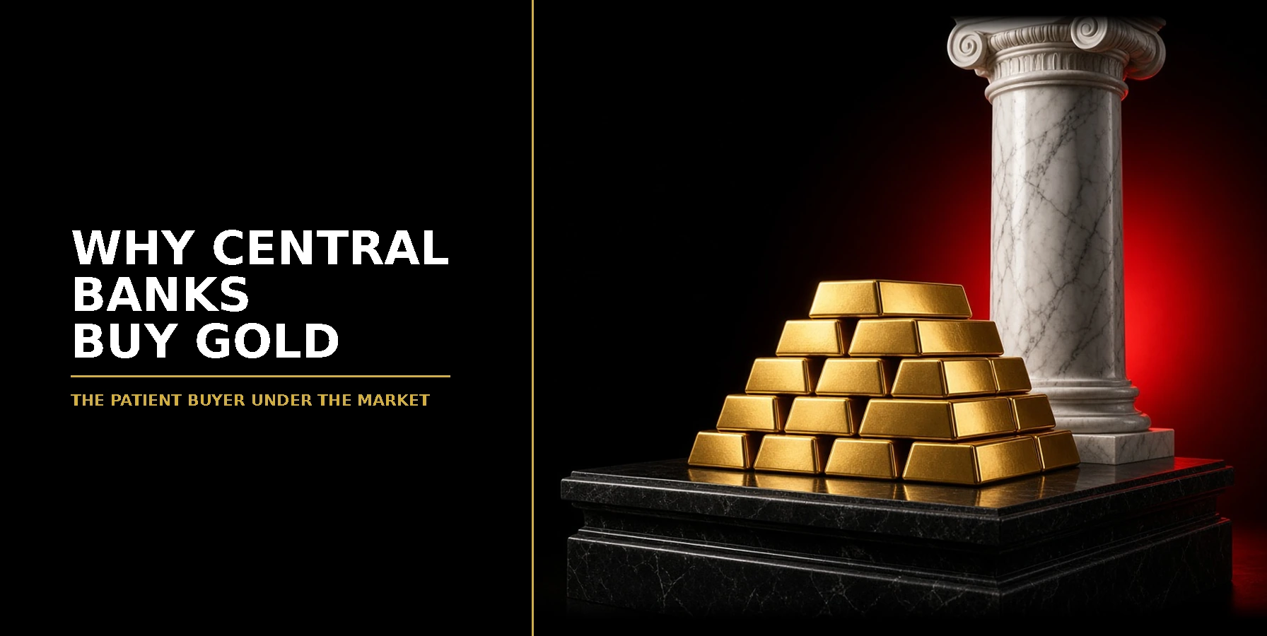 Why Central Banks Buy Gold and What It Means for Traders